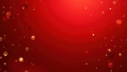 Luxury Red Background with Gold Particles – Chinese New Year Style