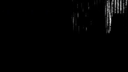 Digital glitch transition combining vertical scanning lines with colorful pixelsort distortion for contemporary visuals - Powered by Adobe