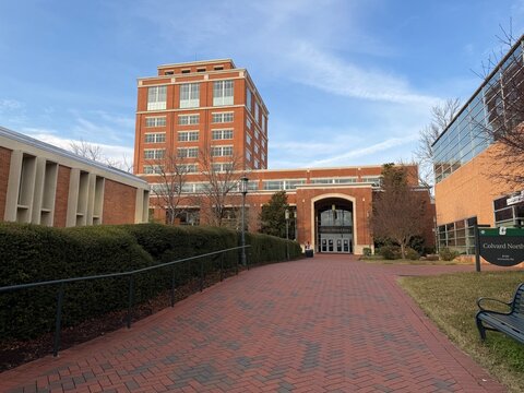 Atkins Library on the UNC Charlotte university campus in Charlotte, NC