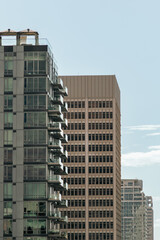 Contemporary and minimal architecture building	