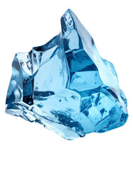 Obraz premium Frozen Glacier Shard with Blue-Tinted Highlights