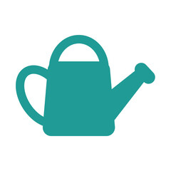 Obraz premium Flat Watering Can, Minimal Home Gardening Illustration