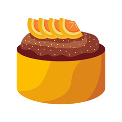 Tart Cupcake With Lemon Slice