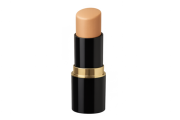 Foundation stick makeup concealer beauty product on transparent background