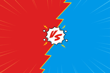 対決シーンに使えるVSの背景イラスト