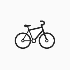 Fototapeta premium bicycle icon fully editable vector template