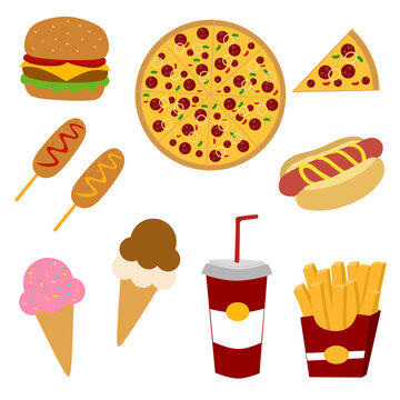 Fast Food Illustrations
