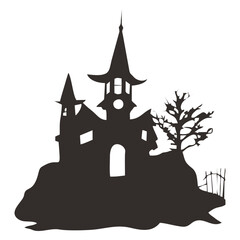 Haunted Mansion Silhouette