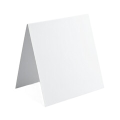 Blank Card: An inviting, folded blank card ready for customization, symbolizing possibilities and fresh starts.