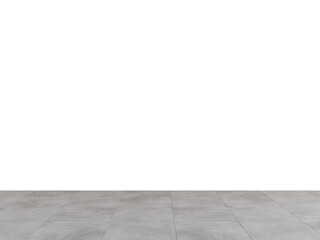 Dark Grey Concrete Wall and Floor Isolated PNG Background for Modern Industrial Interior Mockups and Architectural Visualization