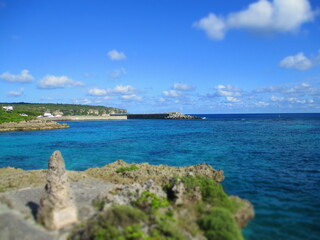 Miyako Island, Okinawa, Japan - Diorama Effect