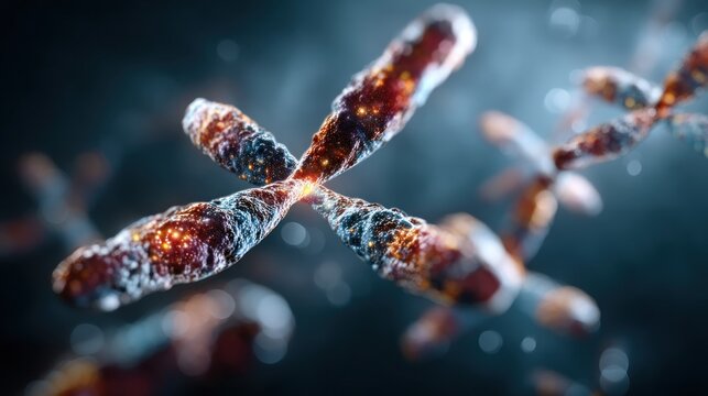Chromosome structure illustration