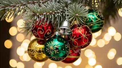 christmas tree ornament Background 