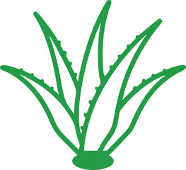 aloe vera skincare vector