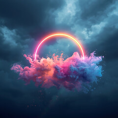 Fototapeta premium rainbow in the sky