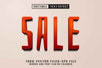 Sale Editable Text Effect