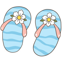 Kawaii Capibara Beach Summer