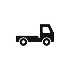 Truck Silhouette Vector Transparent Background