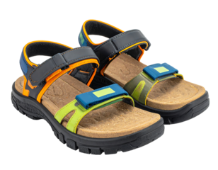 Bright Waterproof Sandals with Sand Texture Design