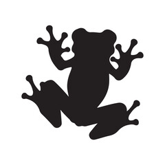  Midnight Leap: A Shadowy Frog Emerges from Quiet Night, Defying Silence with Silhouetted Grace