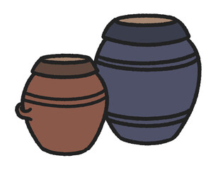 Traditional Onggi Jars