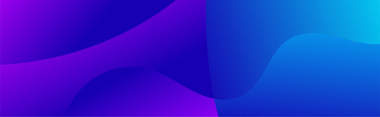 Vibrant Blue and Purple Gradient Abstract Background with Fluid Waves perfect for website banner, presentation background, app design, digital wallpaper, social