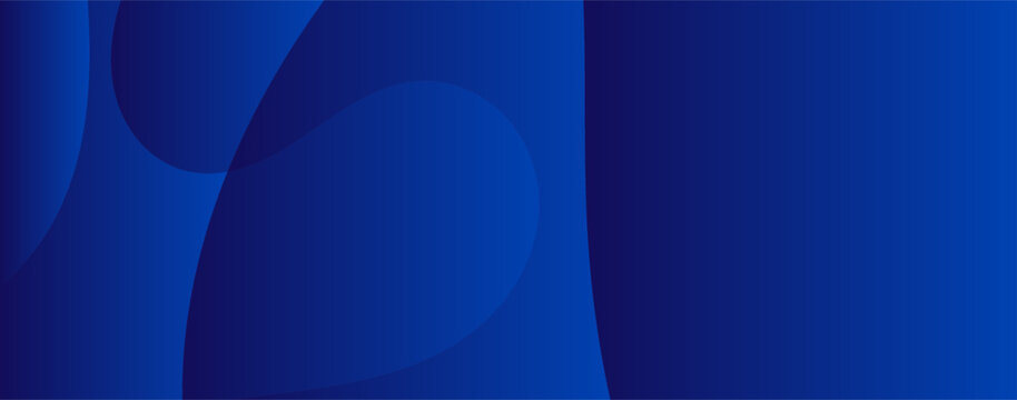 Abstract Blue Gradient Background with Wavy Shapes perfect for website banner, presentation slide, social media background, corporate branding, app interface,