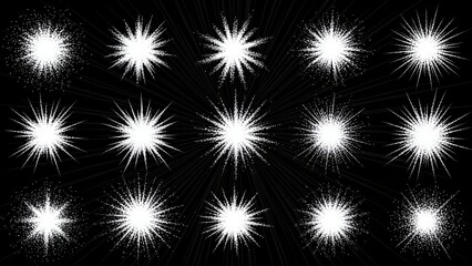 Particle Elements 4K Glitter & Dust Overlay Pack - 50 Magic Particle Effects with Alpha Channel 
