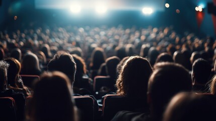 Obraz premium Theater audience