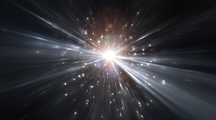 Naklejka premium Light burst abstract