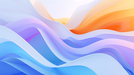 Fototapeta premium Abstract Colorful Wave Forms Design