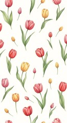 Obraz premium abstract floral wallpaper background nature pattern design flora flowers