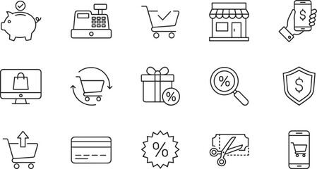 Giant Icon Bundle: Finance, Food, Security, Payments, Charity, Environment, Mobile Gestures, Rates, E-commerce, and Surface Crack Texture Vector Set