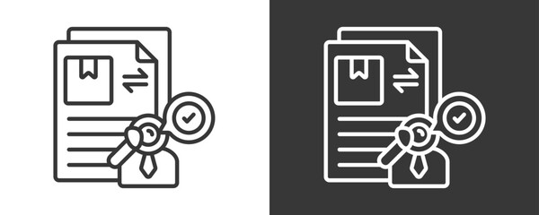 On Demand Icon Set Vector Collection Isolated In Black And White