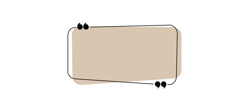 Quote box frame big set for the great design of speech quotation marks. Templates of texting black line quote frames for definition, remark, and citation design.