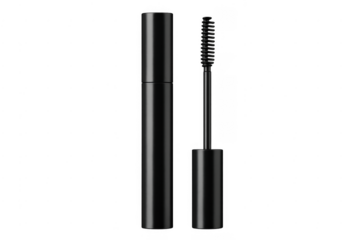 Mascara cosmetic product creating beauty with wand applicator
