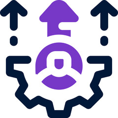 improvement duotone icon. Sleek and modern vector icon for websites, mobile apps, marketing materials, and corporate design. Fully scalable and ready to use.