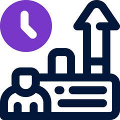 discipline duotone icon. Sleek and modern vector icon for websites, mobile apps, marketing materials, and corporate design. Fully scalable and ready to use.