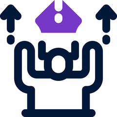 potential duotone icon. Sleek and modern vector icon for websites, mobile apps, marketing materials, and corporate design. Fully scalable and ready to use.