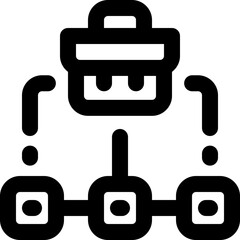 position line icon. Clean and minimalist vector icon for websites, mobile apps, presentations, and logos. Fully scalable and customizable for any project.