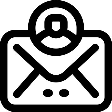 mail line icon. Clean and minimalist vector icon for websites, mobile apps, presentations, and logos. Fully scalable and customizable for any project.
