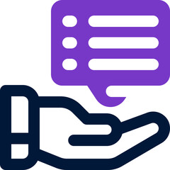 chat duotone icon. Sleek and modern vector icon for websites, mobile apps, marketing materials, and corporate design. Fully scalable and ready to use.