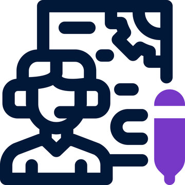 paraphrase duotone icon. Sleek and modern vector icon for websites, mobile apps, marketing materials, and corporate design. Fully scalable and ready to use.