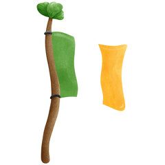 Watercolor Saint Patrick day png file