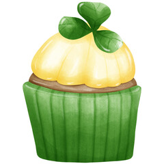 Watercolor Saint Patrick day png file