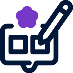 review duotone icon. Sleek and modern vector icon for websites, mobile apps, marketing materials, and corporate design. Fully scalable and ready to use.