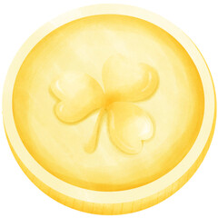 Watercolor Saint Patrick day png file