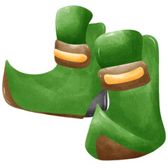 Watercolor Saint Patrick day png file