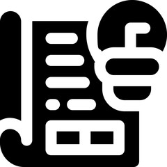 prototype glyph icon. Strong and solid vector icon for websites, mobile interfaces, presentations, and visual branding. High quality and easy to edit.