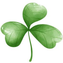 Watercolor Saint Patrick day png file